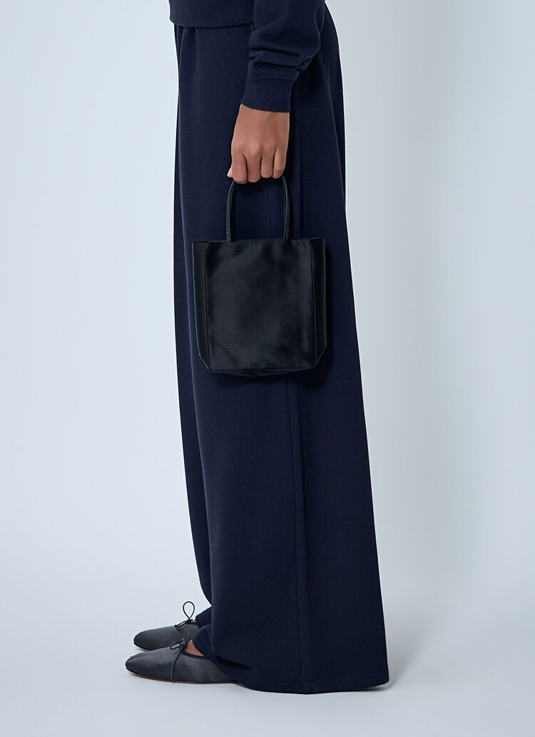 The Row Mini Cecily Tote Bag Black row0262041